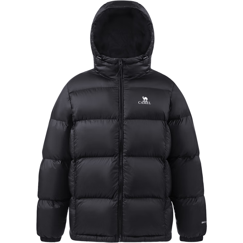 駱駝火山羽絨服男女款城市輕戶外加厚防寒面包服冬季外套M34CR07674B