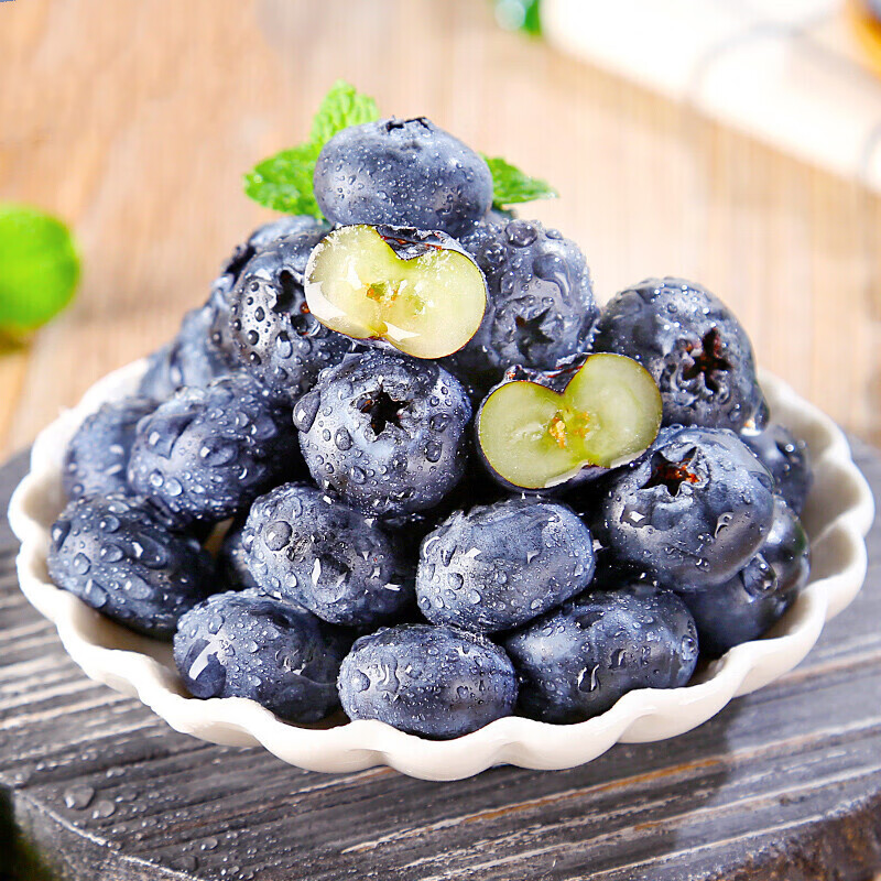闽农语果云南高山蓝莓【京东-邮政空运多地隔日达】水果现摘送礼孕妇水果 6盒【单果20mm+】125g/盒(净100g)