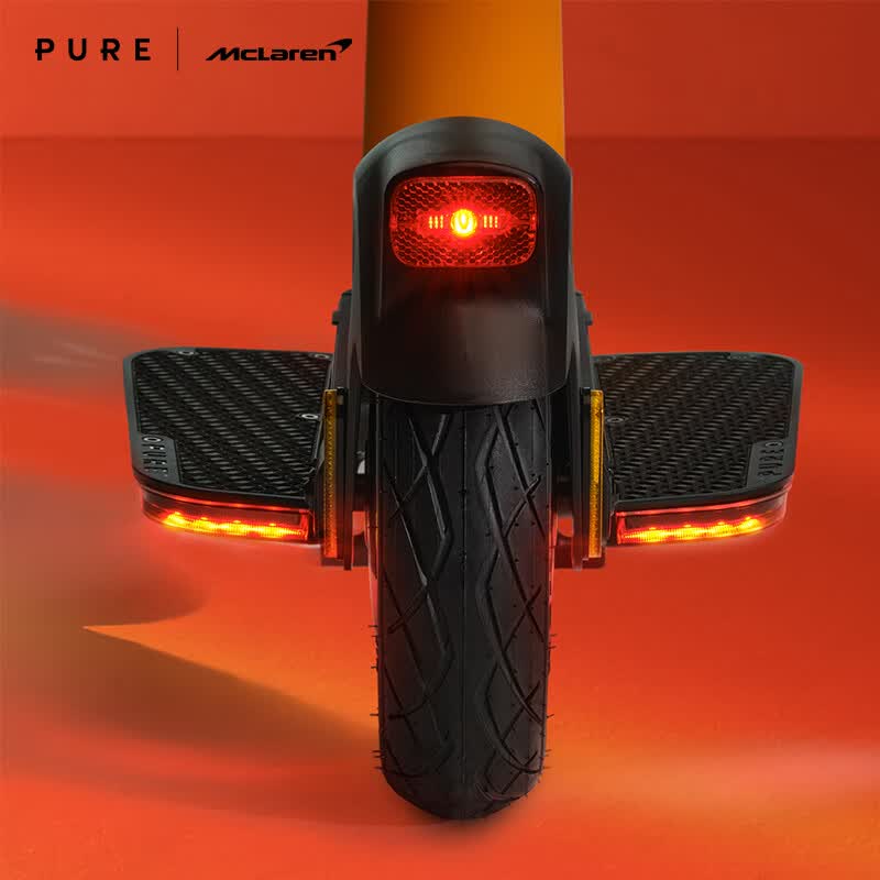佩尚PURE x McLAREN合作款电动滑板车兰多诺里斯同款迈凯伦限量发售款 PURE x McLAREN Flex三重折叠