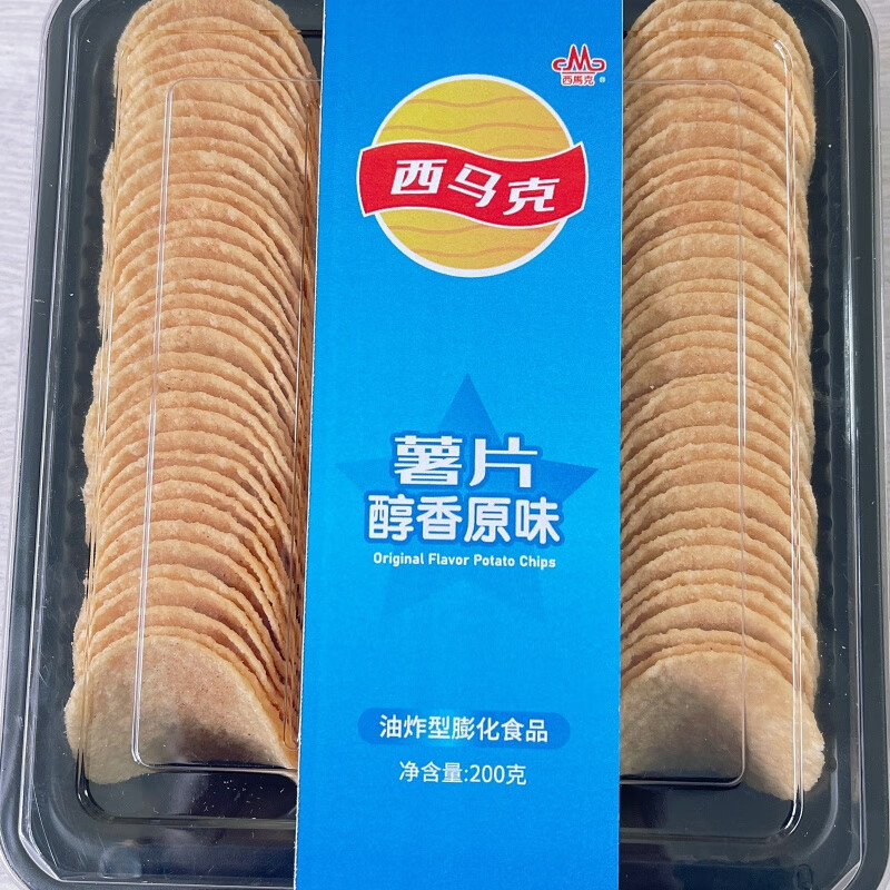 oimg西马克薯片盒装番茄味烧烤青柠即食散装薯片独立包装青柠味香辣味