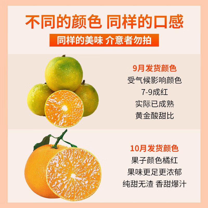 酷果汇四川爱媛果冻橙当季现摘新鲜柑橘水果整箱孕妇手剥橙子5/8斤装 5斤推荐装净重4.5斤 果经65MM+