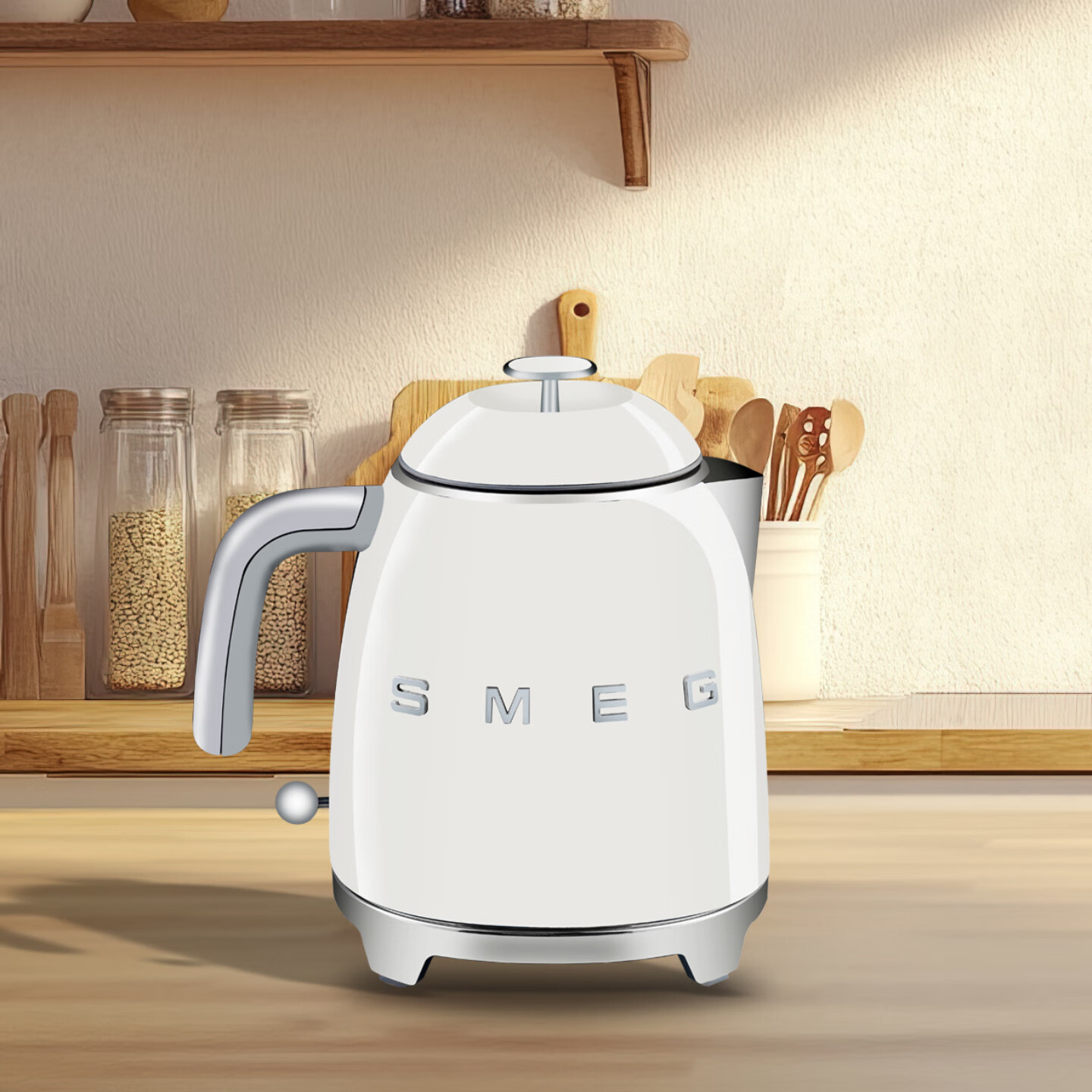SMEG澳洲代购原装进口SMEG/斯麦格/KLF05 电热水壶 迷你 烧水壶/防烫 0.8L 白色
