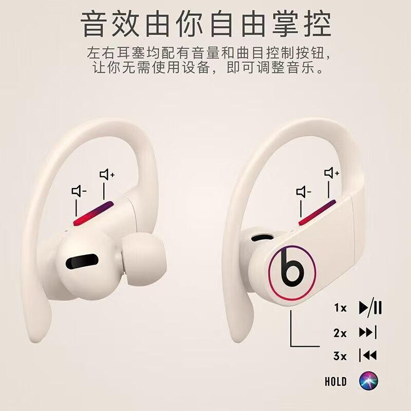 魔音(MORIN)Beats Powerbeats Pro运动无线蓝牙耳机跑步健身户外骑行降噪魔音 丛林绿 全新盒装未拆封(原封)