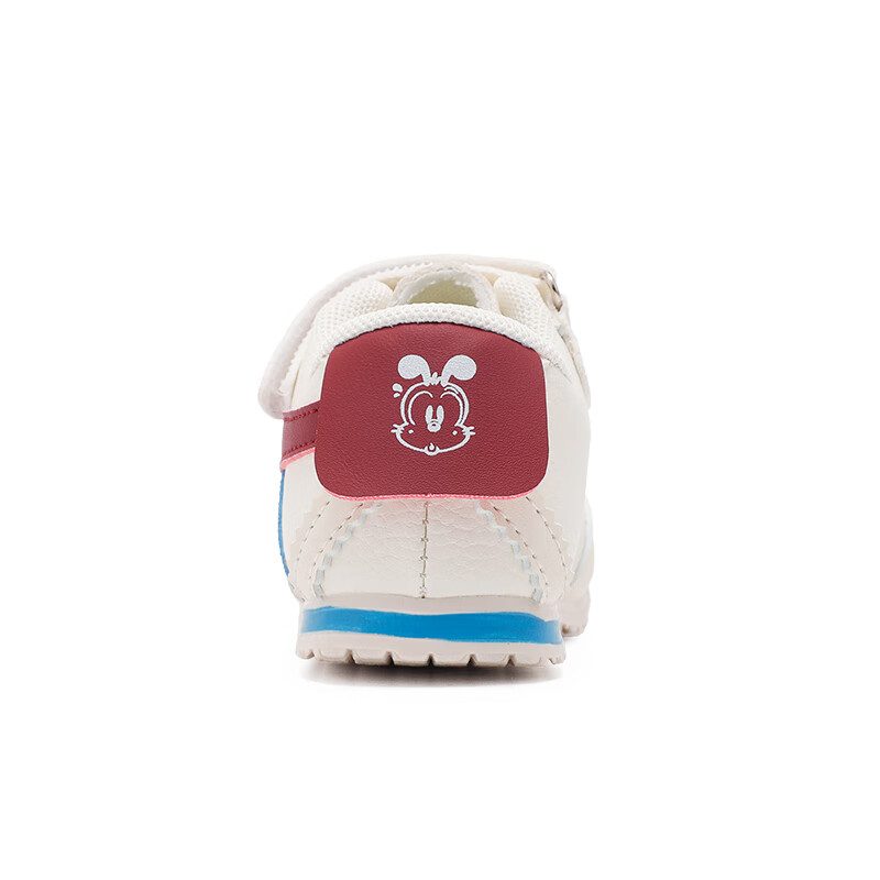 巴布豆童鞋秋季男宝宝儿童学步鞋软底轻便2025新款女童机能鞋 米/酒红 23 适合脚长13.8cm