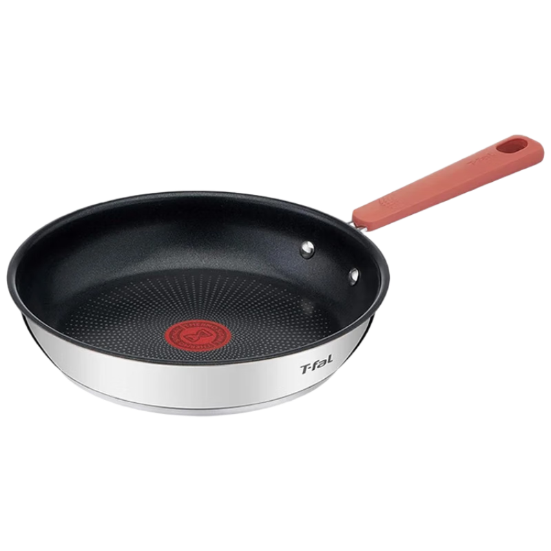 特福（Tefal）煎鍋平底鍋不粘鍋20cm小型牛排兒童不銹鋼炒鍋 電磁爐通用 G72902