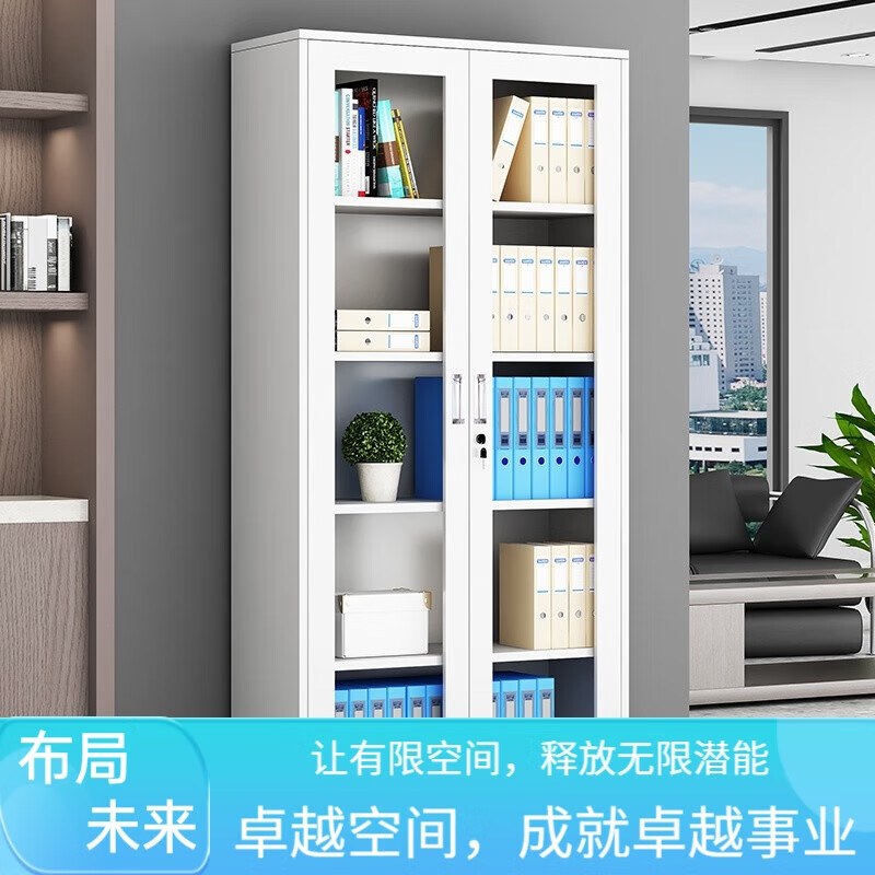 常晟（CHANGSHENG） 文件柜辦公室柜鋼制鐵皮柜資料柜檔案存放柜財務(wù)室文件柜帶鎖 通玻文件柜 經(jīng)濟款