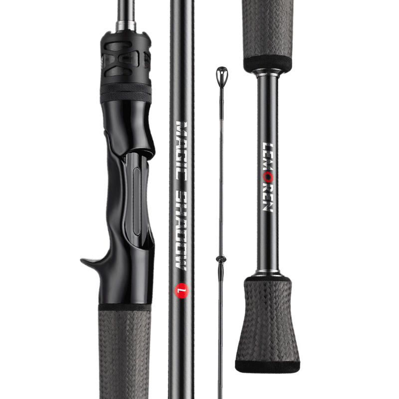 獵魔人1.8米槍柄魔影L調(diào)路亞竿微物路亞桿鱸魚翹嘴鱖魚路亞釣魚竿路滑竿