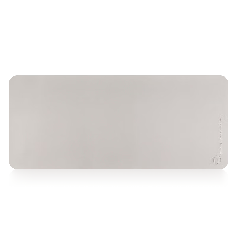 鐳拓（Rantopad）S8 皮質(zhì)鼠標墊大號辦公簡約筆記本電腦鍵盤防水皮革桌墊 杏灰色