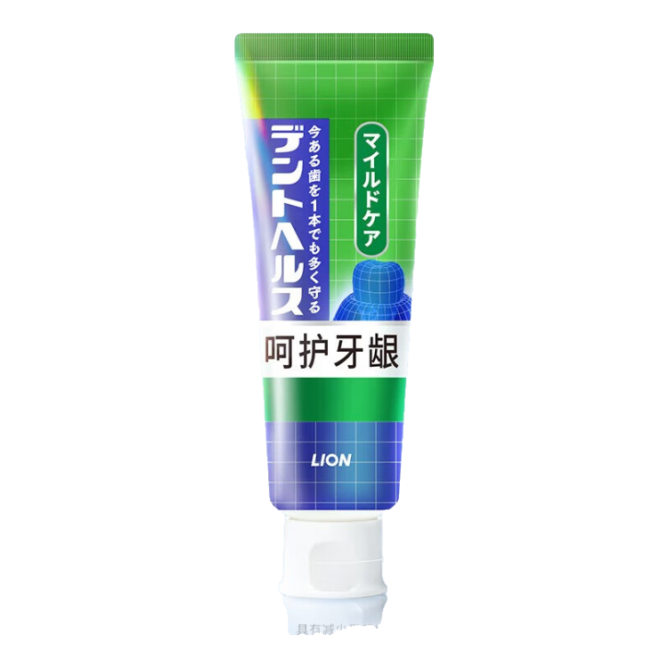 獅王(Lion)DENT 專研護(hù)齦低研磨牙膏90g口氣清新改善牙齦牙周正畸術(shù)后適用