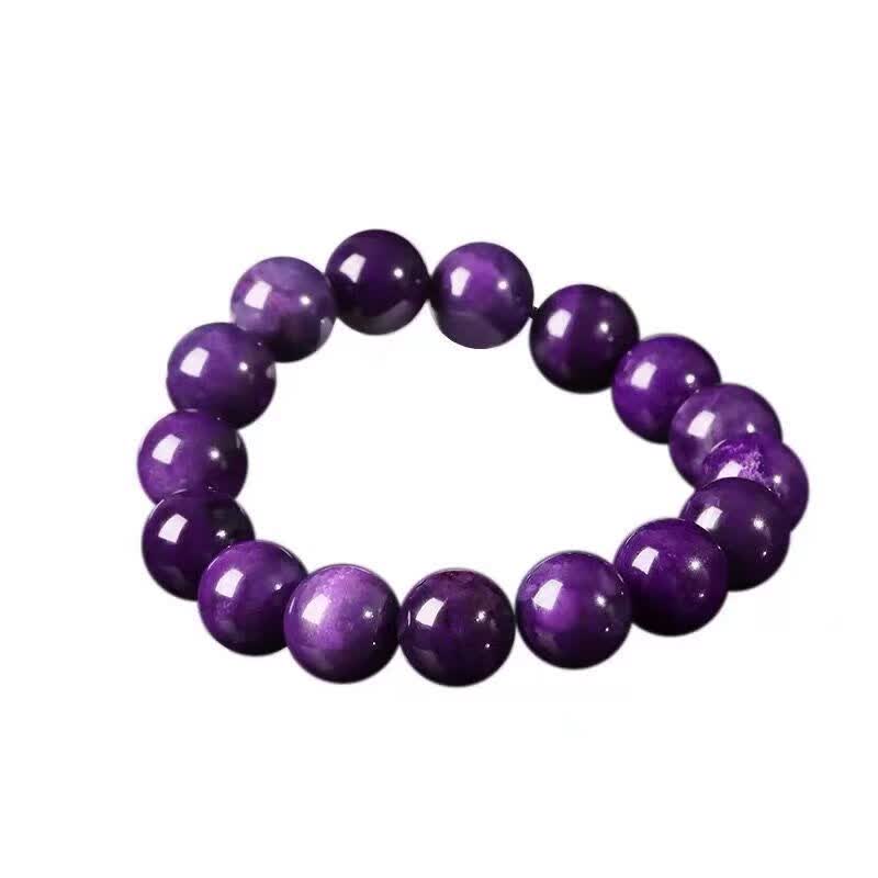 玉美和收藏级舒俱来手链猫眼效应南非老坑料送人礼物苏纪石手串 南非