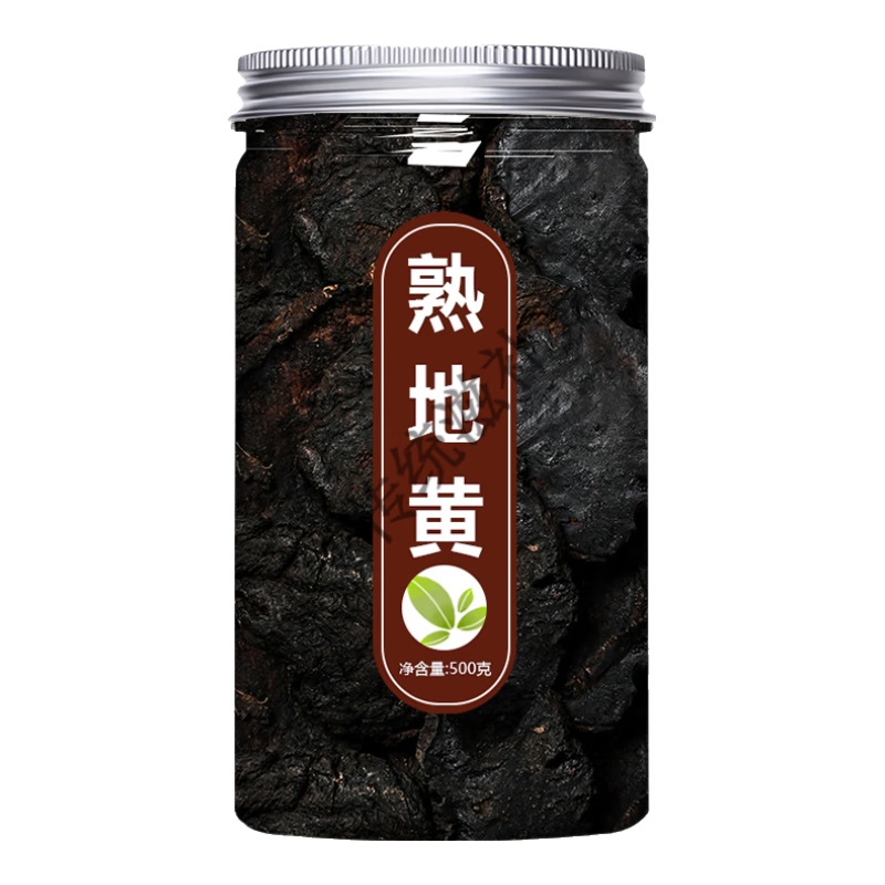 熟地黄500g中药材饮片特级正品九蒸九晒怀地黄老熟地片新货无添加 【精选特级】熟地黄(500g) 500g*1罐 装