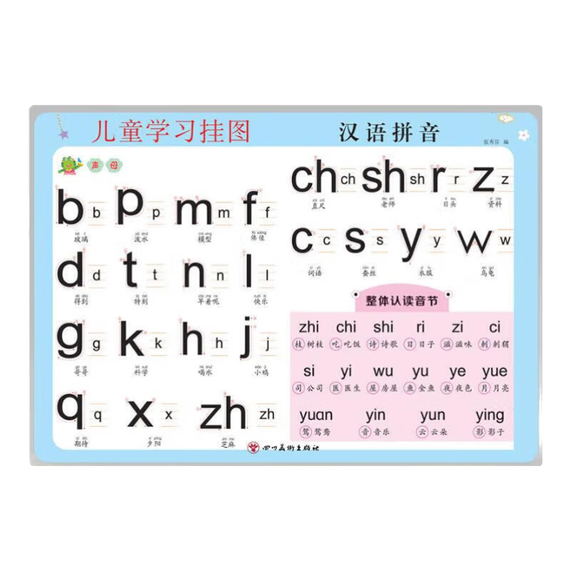 �Ӻ�˺���ö�ͯ���ɹ�ͼ����ƴ���˷�������ʮ����ʮ���Ӽ�����ĸ����֪ͯʶ����ѧϰ��ͼ ����ƴ��