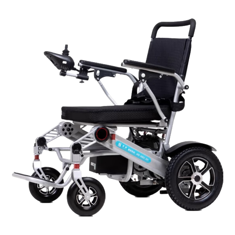 伊凱邯泰電動(dòng)輪椅車(chē)203輕便折疊鋰電池可上飛機(jī)老年殘疾人四輪車(chē) 13AH鋰電池續(xù)航15公里左右
