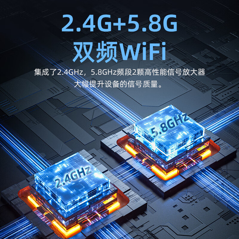 圣凡杜5g随身wifi6免插卡移动流量千兆路由器双频wifi无线上网卡2025款无限流量多网通便捷户外直播办公 【雾霾灰】内置超导天线 信号增强