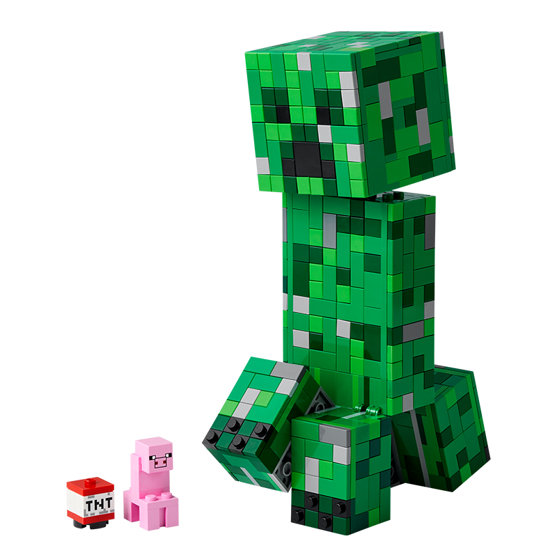 乐高（LEGO）积木拼装我的世界21276 苦力怕男孩女孩儿童玩具生日圣诞礼物