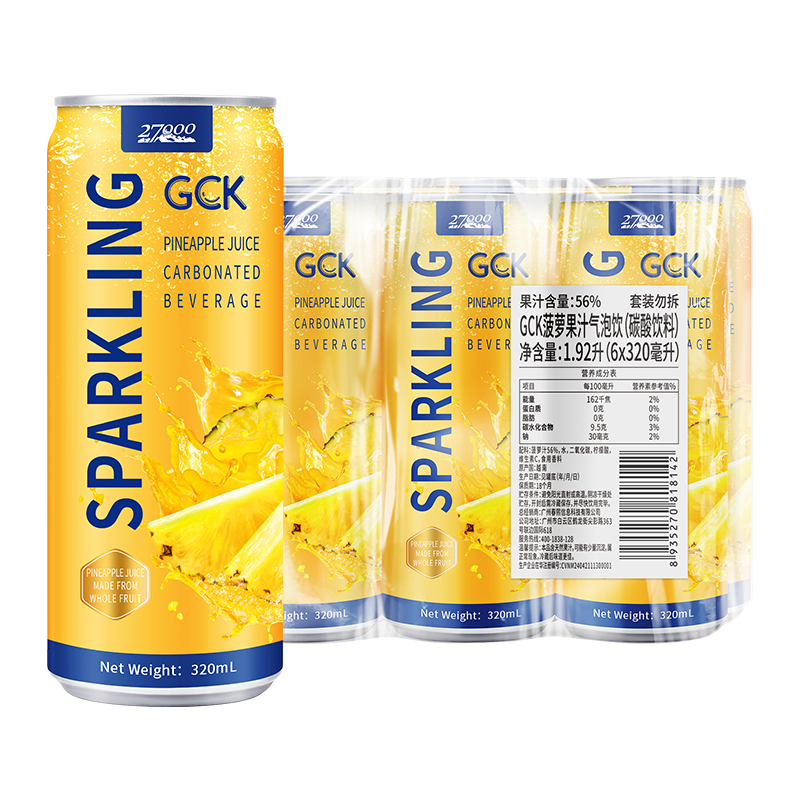 27000GCK ԭװ���ں����������ݹ�֭ ������֦���ֿ�ζ��ѡ 320mL*6��