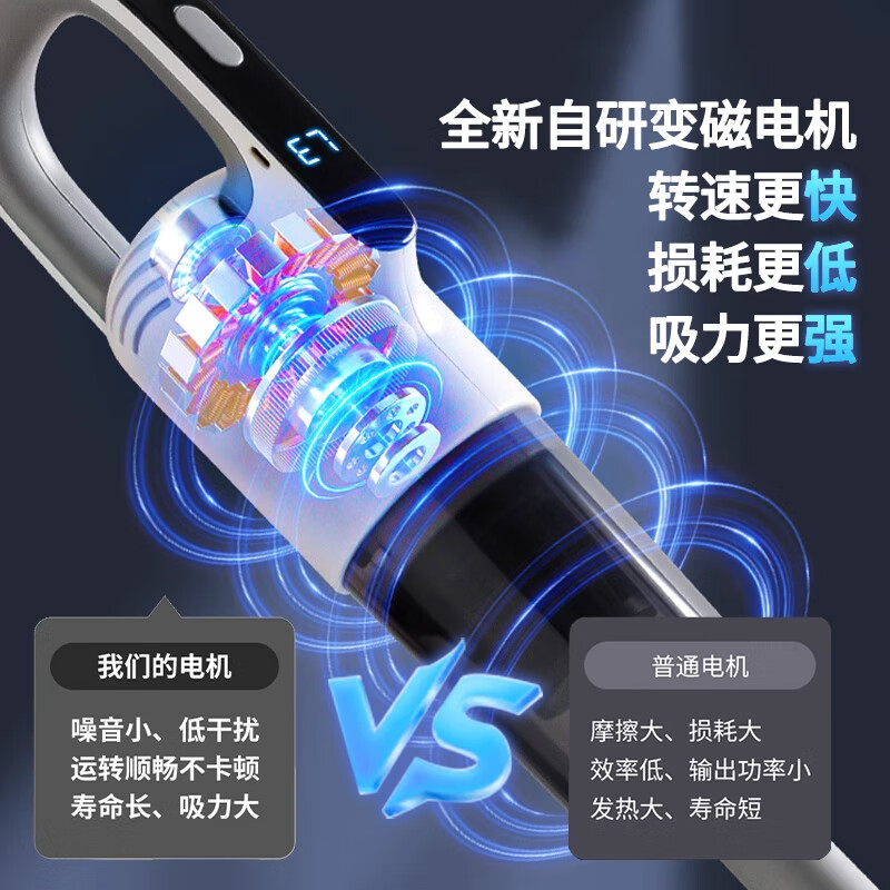 育米吸尘器吸拖一体机手持无线2025新款家用洗地机除尘除螨吸猫毛狗毛宠物地毯卧室大吸力洗拖地二合一 【德系电机】旗舰升级200000pa大吸力+全家桶