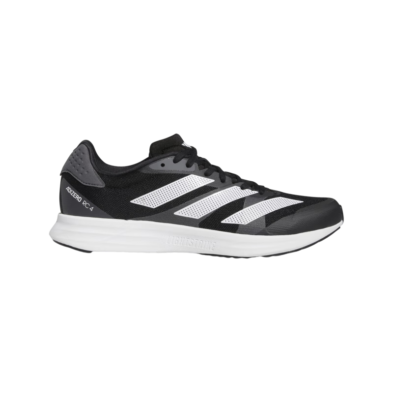 adidas adizero RC 4训练备赛竞速轻盈薄底日常体测跑鞋阿迪达斯   灰色/白色/黑色   42