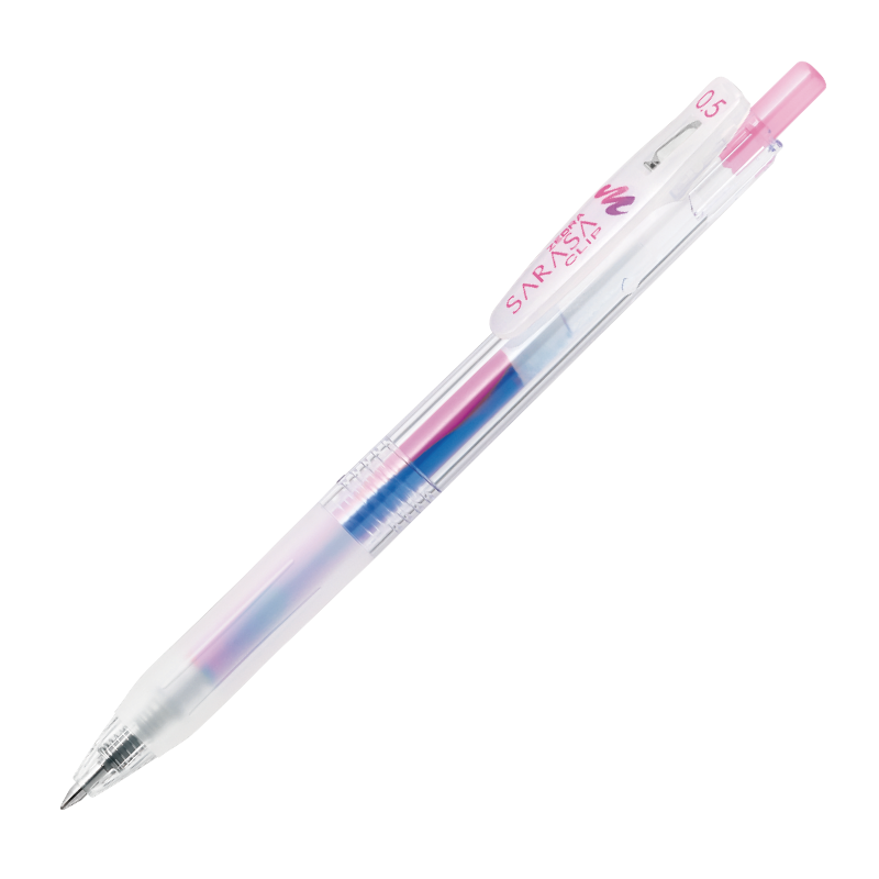 斑马牌（ZEBRA）彩虹渐变色中性笔 0.5mm梦幻彩色手账笔绘图啫喱笔 不可思议系列 JJ75 棉花糖