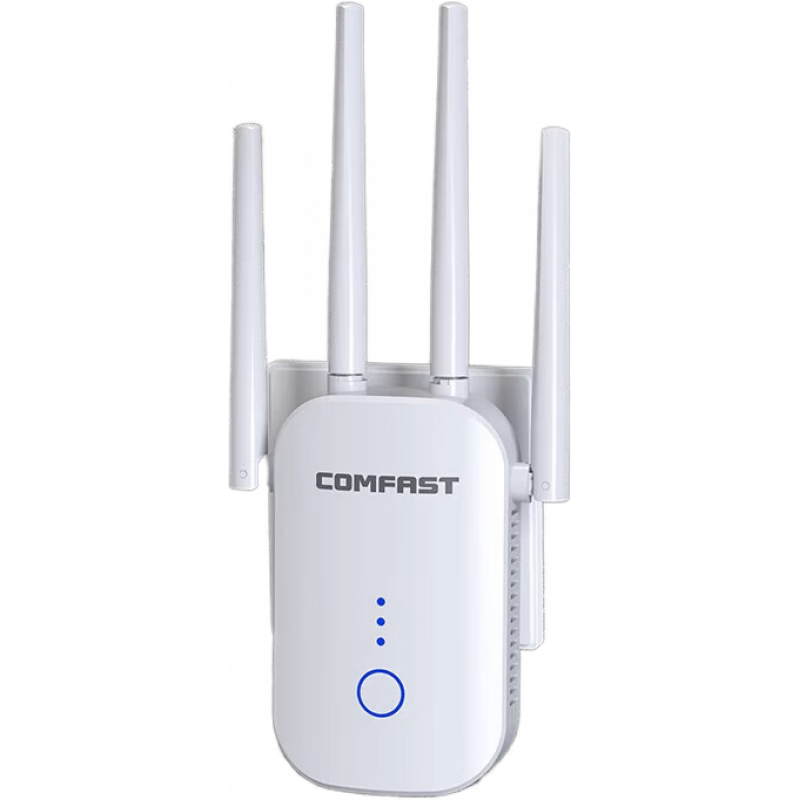 COMFAST1200M雙頻wifi信號擴大器WiFi信號增強放大器5G遠距離中繼器加強接收擴展橋接無(wú)線(xiàn)路由器 白色_1200M雙頻WiFi信號增強器 21dBm