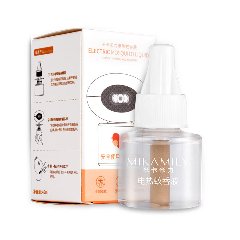 本叮叮驱蚊液 电蚊香液 不含避蚊胺 远离蚊虫叮咬长效驱蚊避蚊液 电热蚊香液(3瓶+1器)