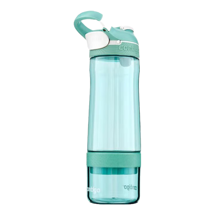 contigo 康迪克 健康活力 果茶杯便攜式隨手杯密封防漏茶杯濾網(wǎng)杯 【蒂芙尼藍吸管】 560ml