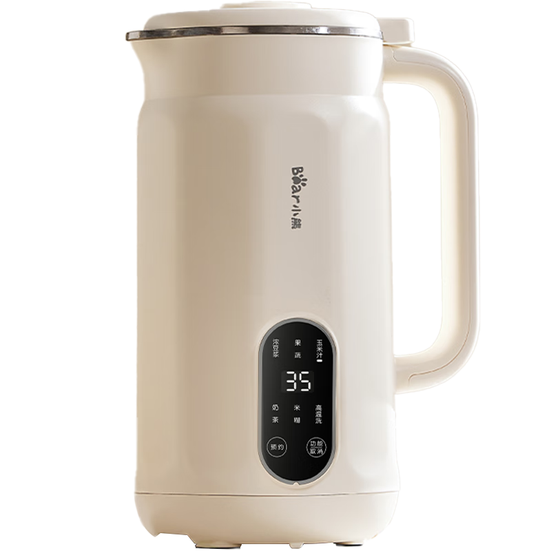 小熊（Bear）豆漿機破壁機小型0.6L1-2人榨汁機料理機多功能全自動(dòng)免濾無(wú)渣一鍵預約時(shí)間D05D6【國家補貼】
