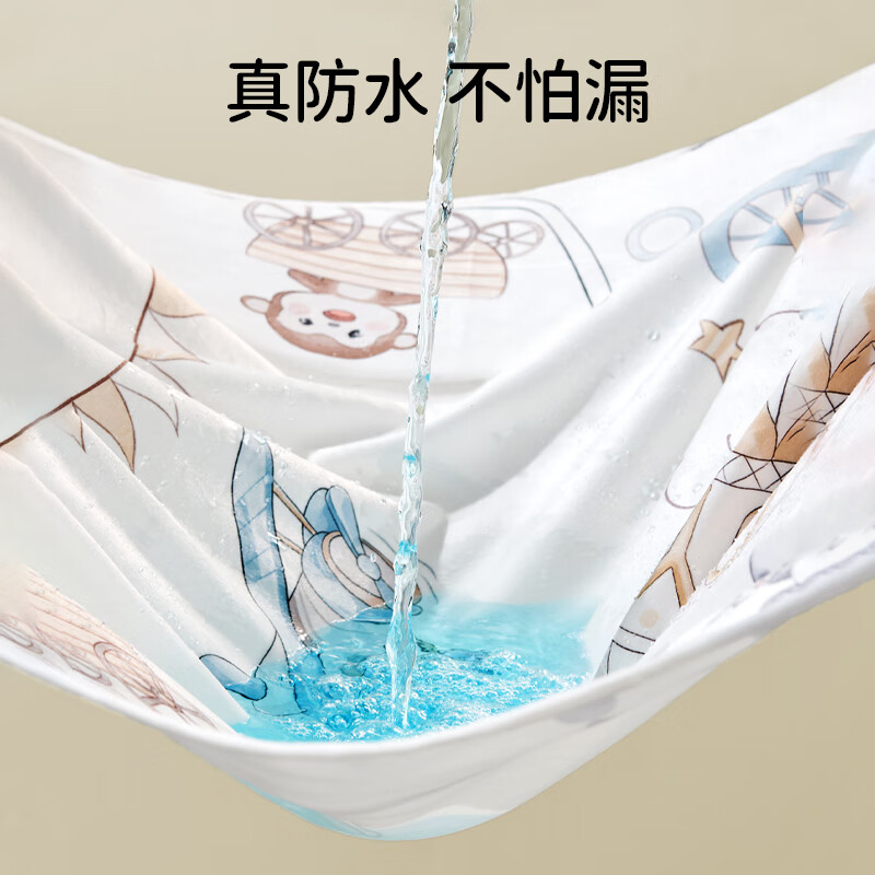 欧孕婴儿隔尿垫可水洗护理垫干爽透气微柔大尺寸整床隔尿姨妈垫 睡眠小熊【舒爽透气】 120x65cm