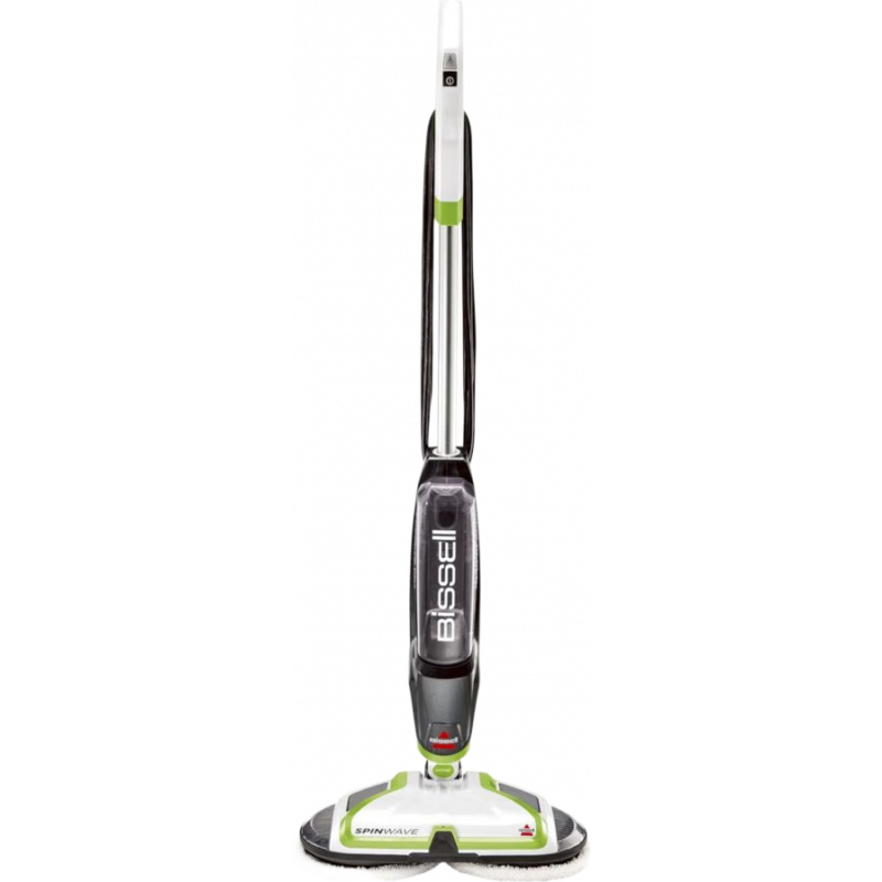 必勝(BISSELL) SpinWave 硬地板旋轉(zhuǎn)拖把有線電動(dòng)拖把適合硬木地板14英寸清潔路徑寬度 2039A 黃綠色
