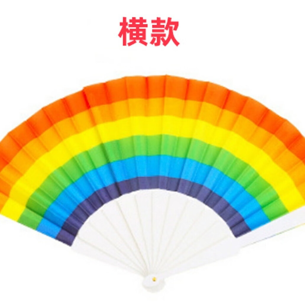 折叠扇儿童扇子塑料扇骨舞蹈扇拍摄道具工艺礼品扇布面扇 横款