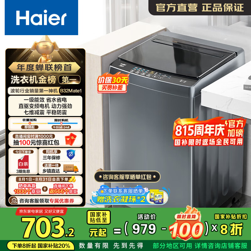 Haier/���� ���� 10kg Mate1 EB100B32Mate1