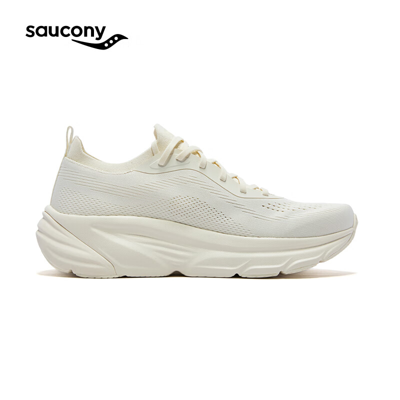 SAUCONY索康尼新款GUARD 2男女缓震支撑跑步鞋通勤舒适透气运动鞋 米【情侣款】 建议拍大半码或一码 36