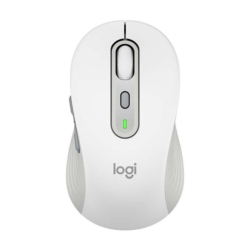罗技（Logitech）M750（M650升级款）无线蓝牙鼠标 办公鼠标 静音鼠标 对称鼠标 优选系列 【M750白色 】下单送收纳盒