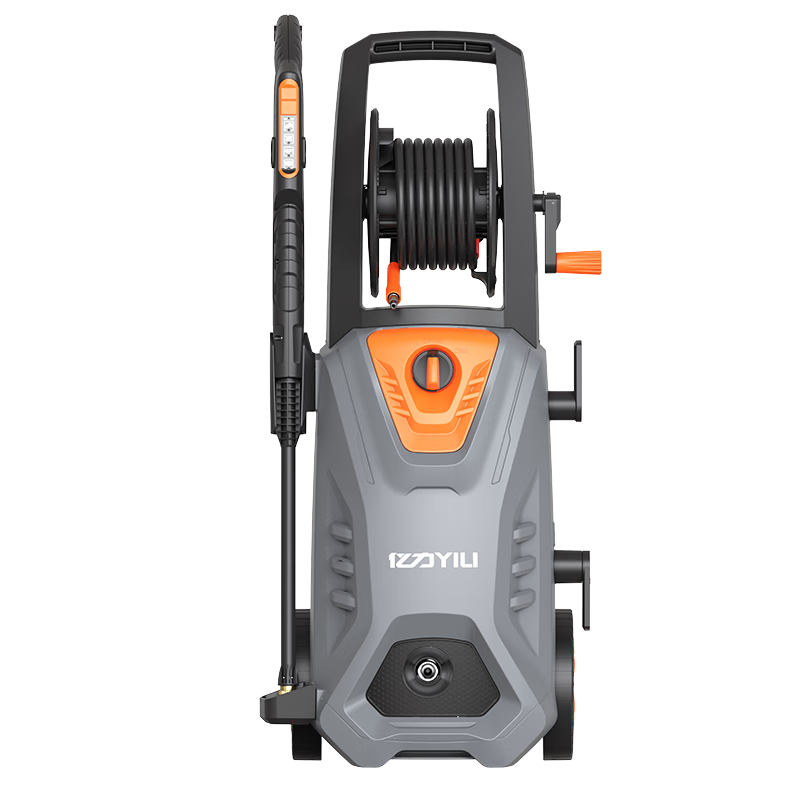 亿力高压洗车机2600W家用清洗机高压水枪家用洗车强力洗地智能款6662