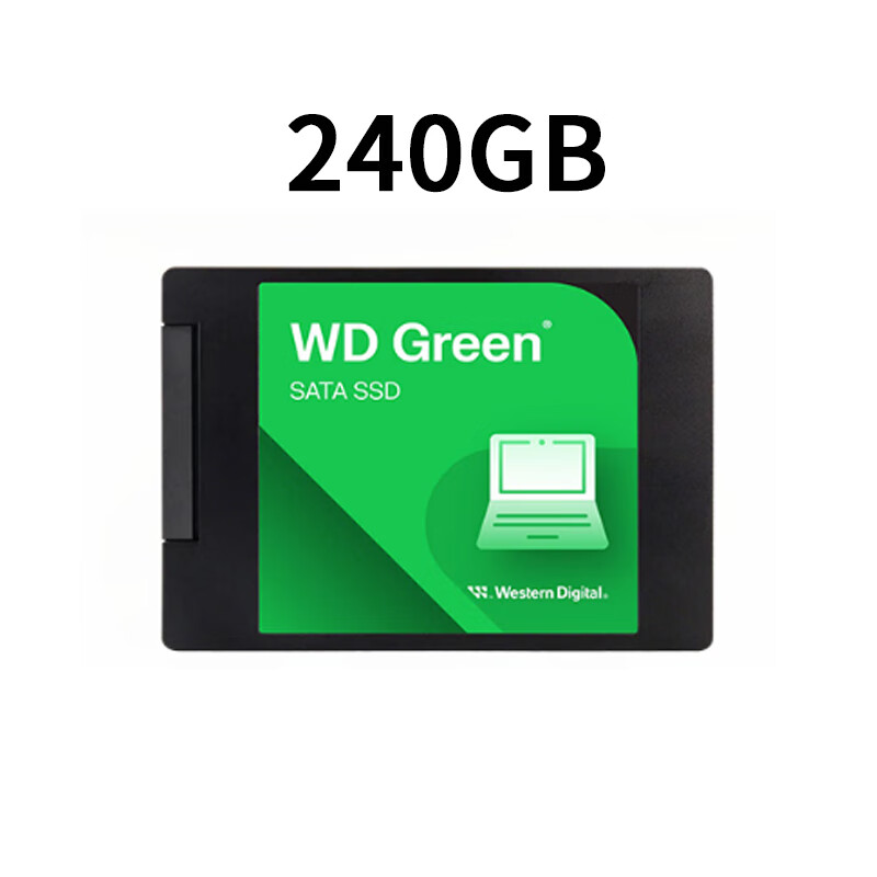 【二手99新】西部数据 SSD二手固态硬盘 SATA3.0接口西数绿盘笔记本台式机高速低功耗硬盘 SATA3.0 240GB