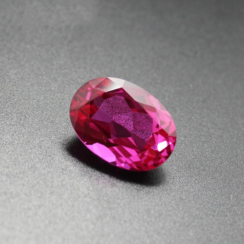 玫瑰红宝石缅甸甄选玫红宝石粉熔裸石玫红碧玺糖果色首饰裸石甜蜜爱情