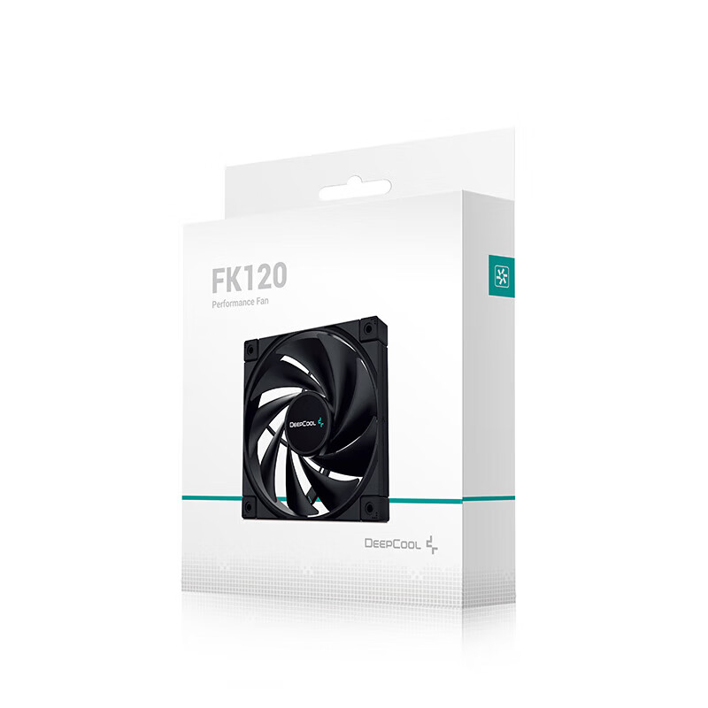 九州風(fēng)神（DEEPCOOL）風(fēng)扇FDB軸承4pin動(dòng)態(tài)調速12cm臺式電腦機箱散熱風(fēng)扇 FK120(單只)無(wú)光12cm風(fēng)扇