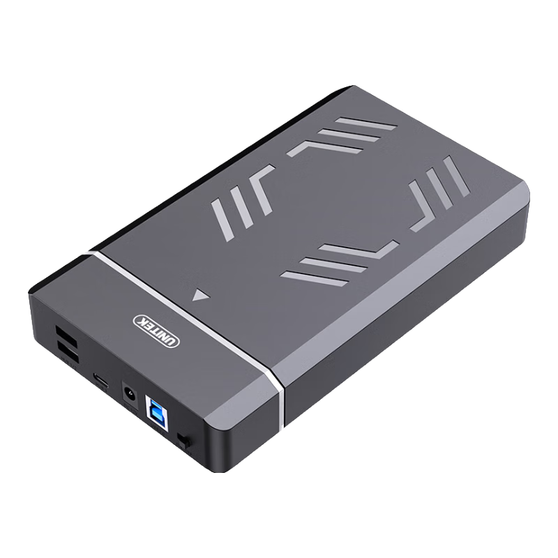 優(yōu)越者移動硬盤盒3.5英寸機械硬盤讀取盒USB3.0高速臺式電腦筆記本外接硬盤存儲盒usb轉(zhuǎn)sata硬盤盒子 【3.5硬盤盒+USB口擴展】Y-3035C