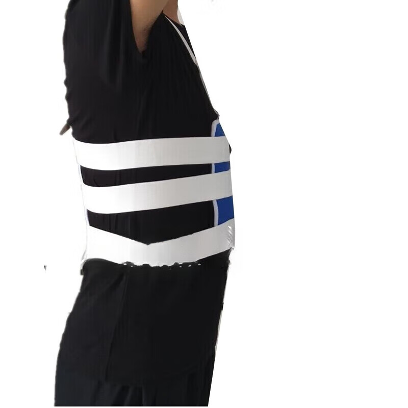 通用肋骨固定带胸部手术胸椎骨裂护具康复带加压绑带男女透气 颜色随 S