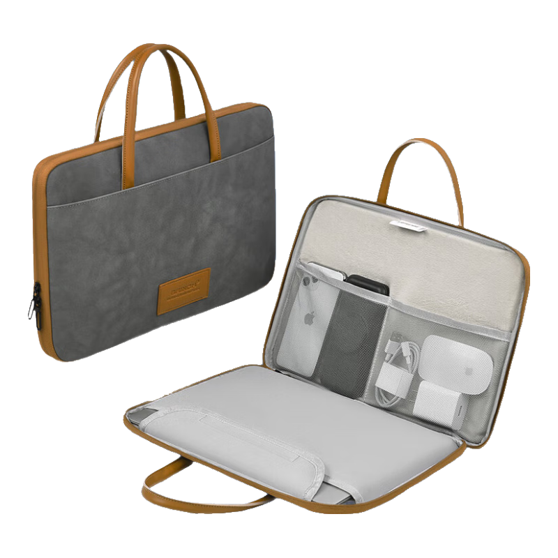 英制筆記本手提電腦包16英寸高顏值商務(wù)公文包上班通勤適用蘋果華為