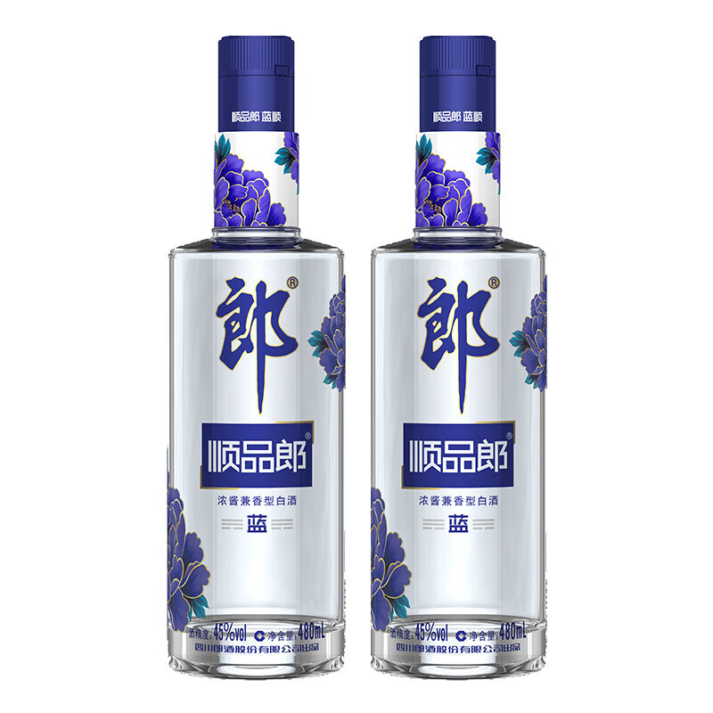 郎酒 顺品郎蓝顺 45度 480ml*2