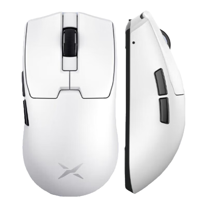 多彩（Delux）M800mini無(wú)線(xiàn)游戲鼠標電競辦公有線(xiàn)/藍牙/2.4G三模PAW3395/3950無(wú)孔輕量化設計 M800mini Pro【3395+光微動(dòng)】白