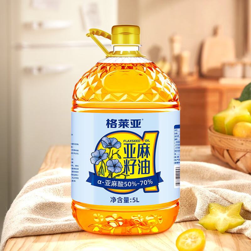 福益德亚麻籽油 5L