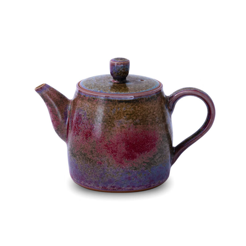 孔家钧窑官窑钧瓷高井壶功夫茶具家用泡茶壶 【套装 一壶六杯】 190ml 京东折扣/优惠券