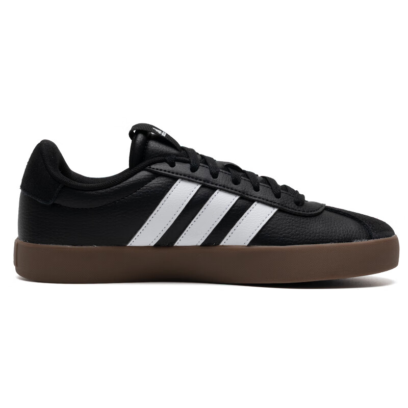 阿迪达斯（adidas）德训鞋男鞋 2026春季新款低帮板鞋黑色防滑运动鞋百搭通勤休闲鞋 黑/白 /晒图退10 42.5 (265mm)