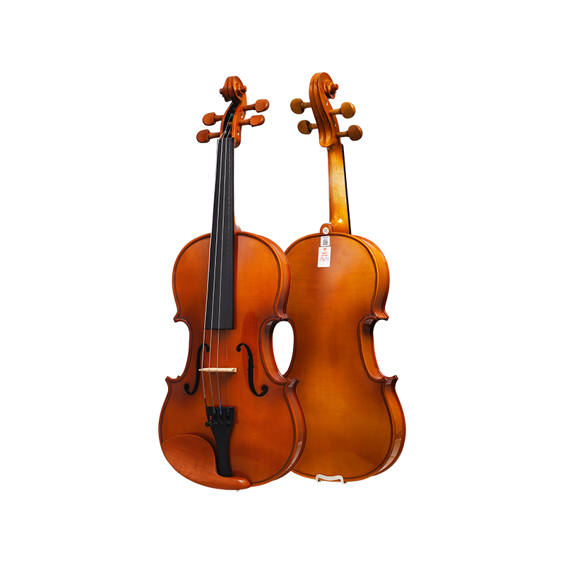 红棉（Kapok）旗舰小提琴全实木纯手工初学考级演出提琴儿童成人专业演奏乐器zh V208【练习推荐款】 4/4身高150以上+智能陪练+大礼包