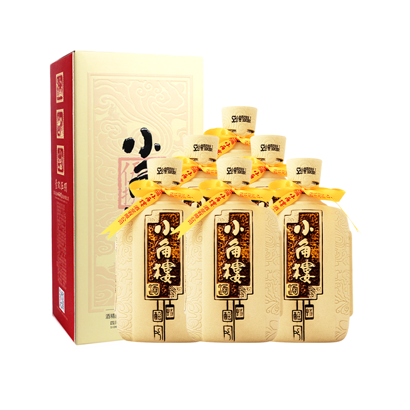 С��¥1958 ��̬��������Ũ���Ͱ׾ƿ��������װ 52���Ĵ�����ʳ������ 52%vol 500mL 6ƿ ������ 155Ԫ