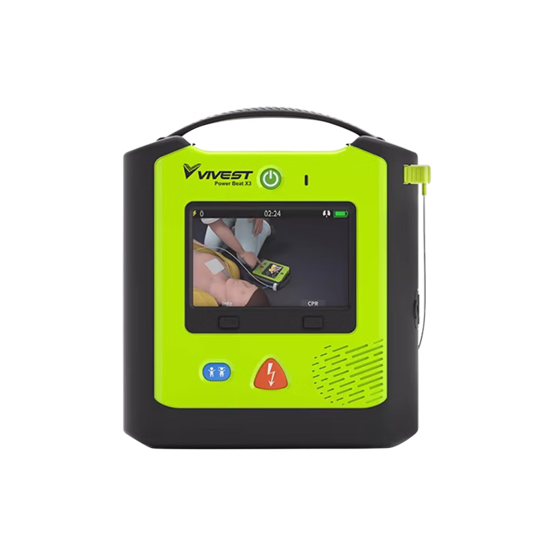 FSTMED官方正品 Vivest X1 aed自动体外除颤器 心脏复苏急救便携除颤仪 无屏 维伟思AED除颤仪送便携包