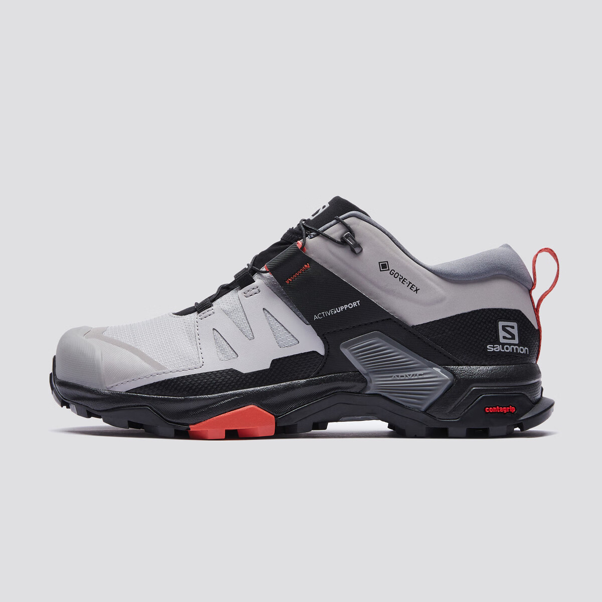 萨洛蒙（Salomon）户外运动登山支撑舒适女款防水徒步鞋X ULTRA 4 GTX 合金灰 36