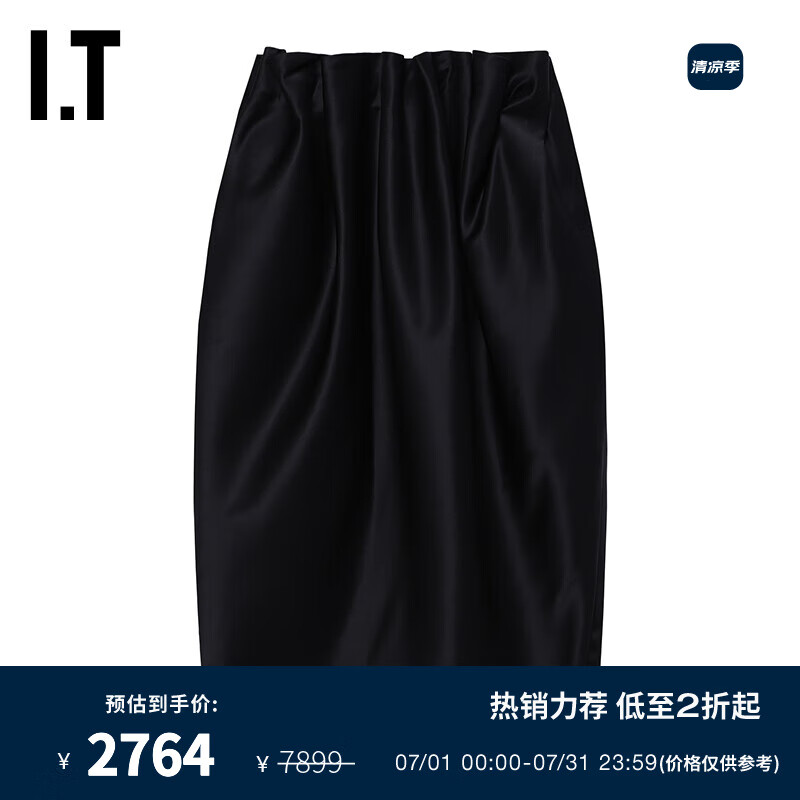 Simone Rocha IT 女裝包身裙花苞裙新款優(yōu)雅氣質(zhì)純色中長(zhǎng)裙311962X BKX/黑色 4
